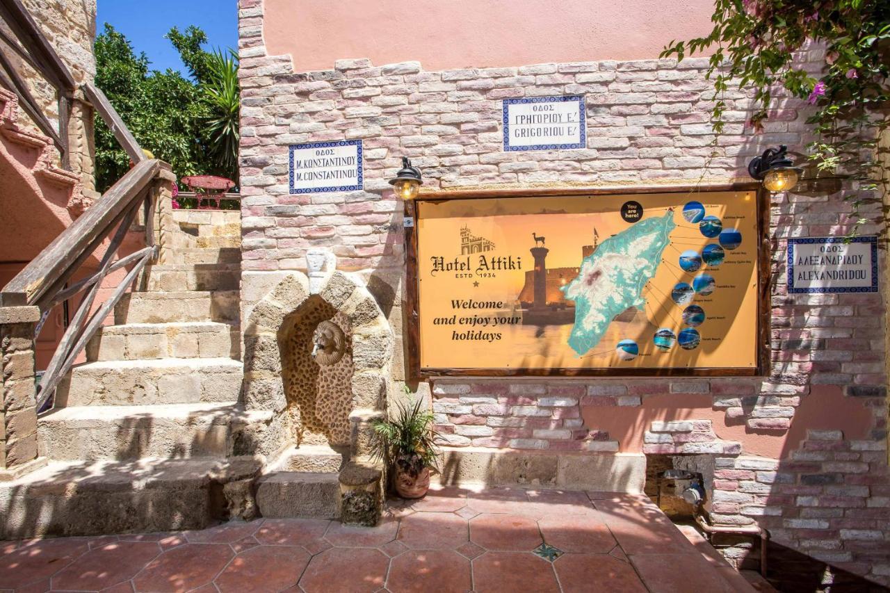 Attiki Hotel Rhodes City Bagian luar foto