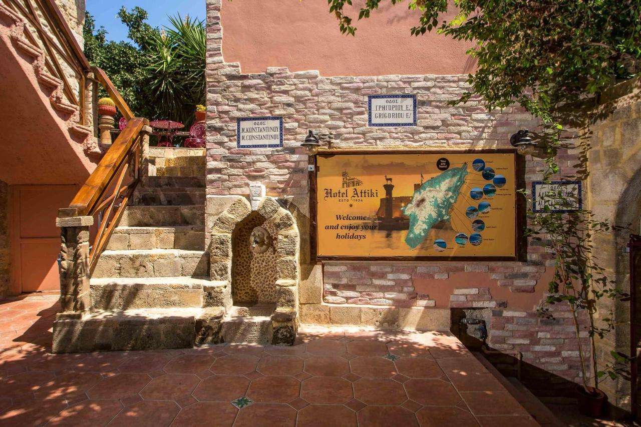 Attiki Hotel Rhodes City Bagian luar foto